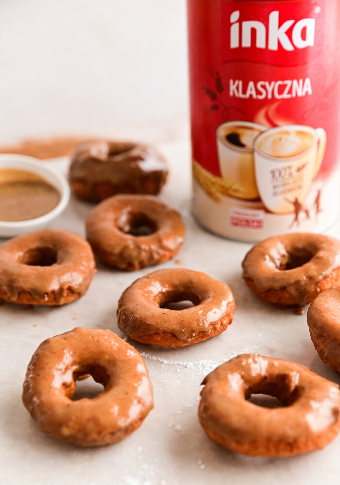 Oponki serowe z lukrem kawowym 